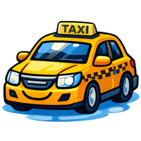 Taxis Across the Street